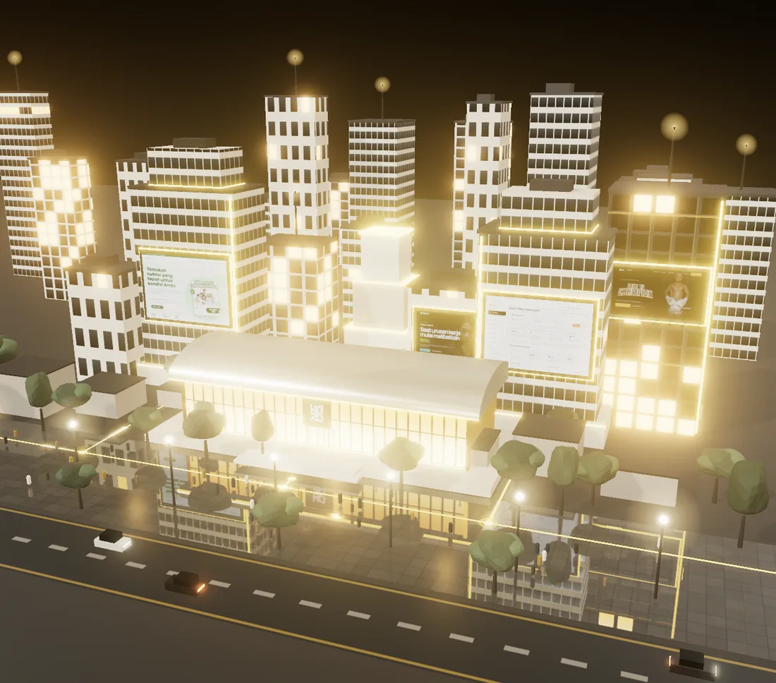 Kara Digital's miniature 3D city of websites, systems and campaigns