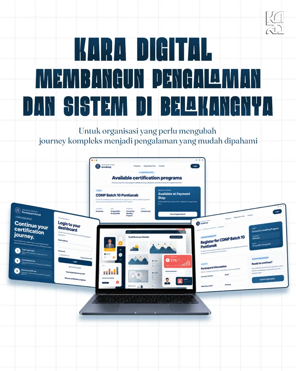 Carousel Kara Digital tentang alur sertifikasi, karya 09