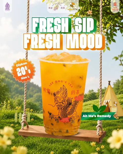 Lee Ong’s Tea Ah Ma’s Remedy campaign creative