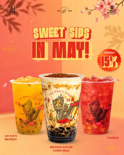 Lee Ong’s Tea May campaign creative
