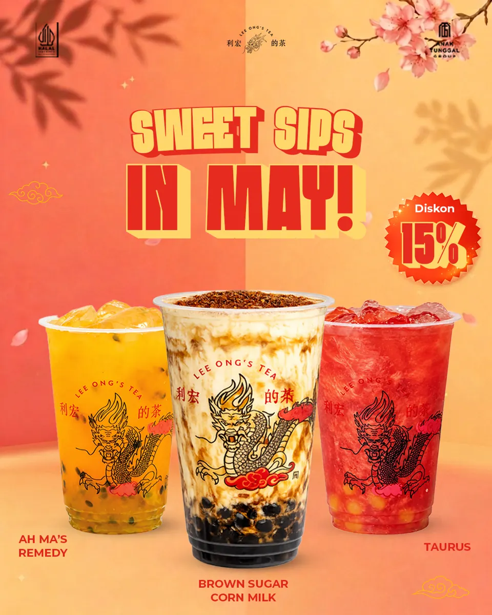 Lee Ong’s Tea May campaign creative